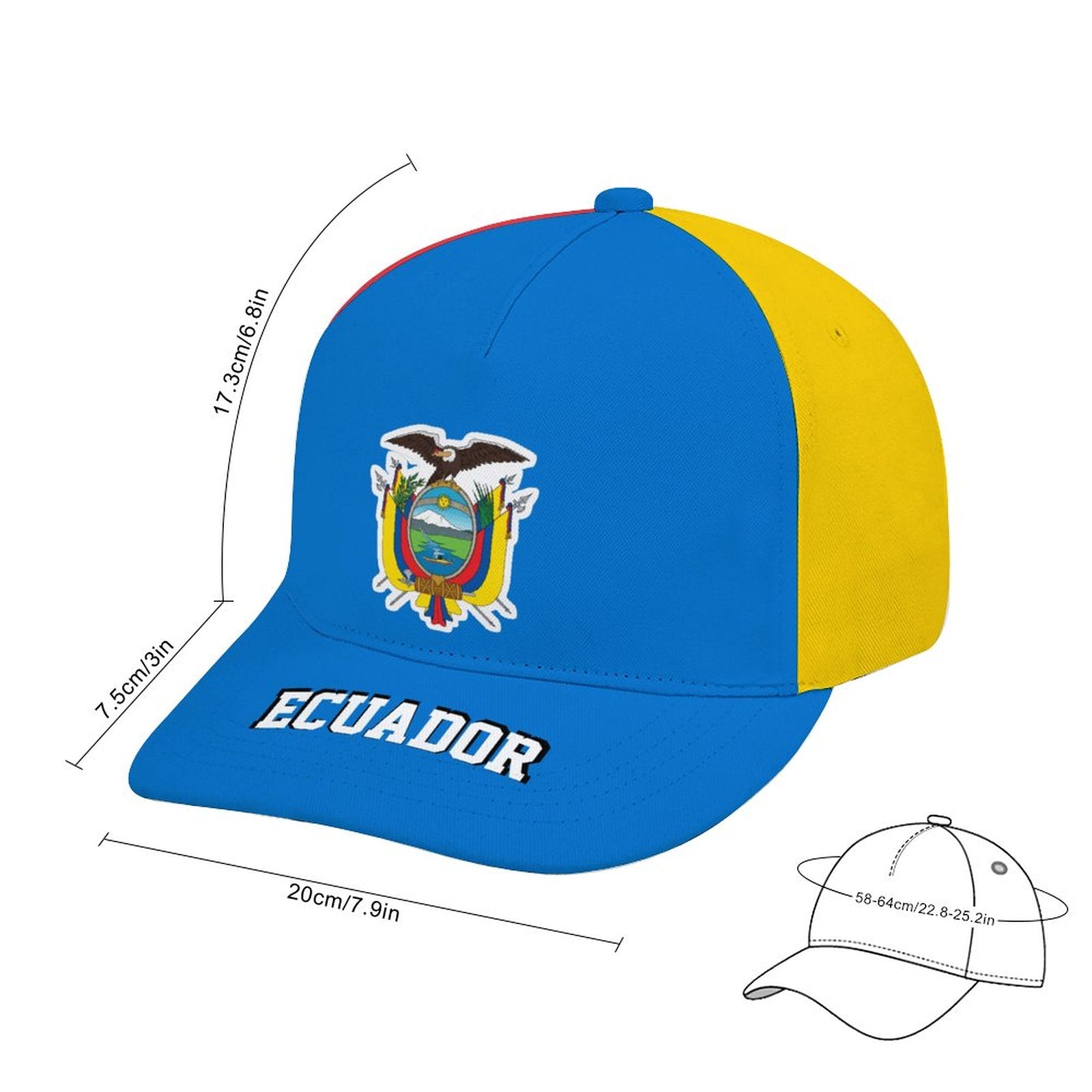 Ecuador Snapback Baseball Cap
