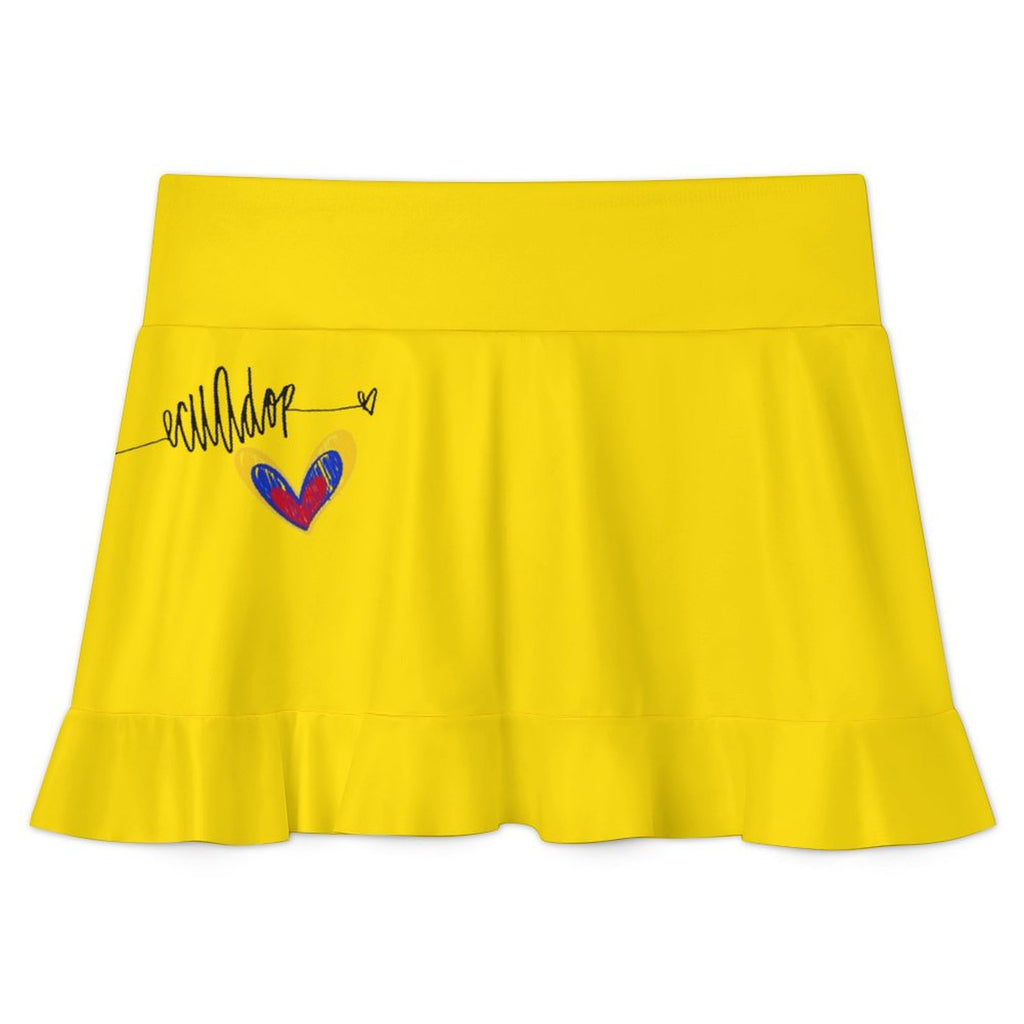 Ecuador Tennis Skort with Pockets
