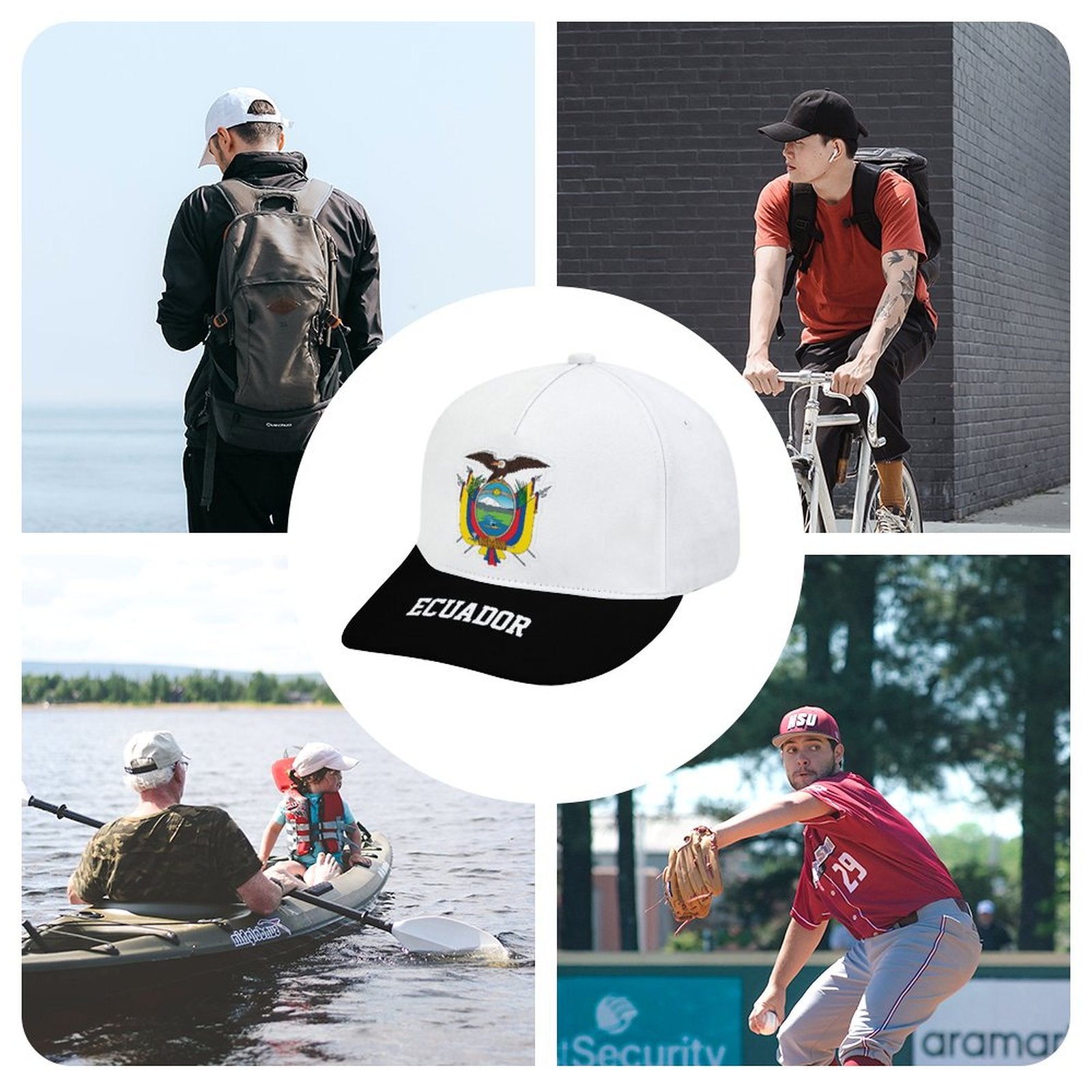 Ecuador Snapback Baseball Cap