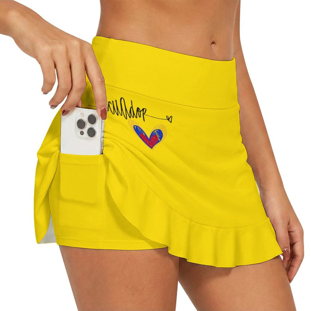 Ecuador Tennis Skort with Pockets