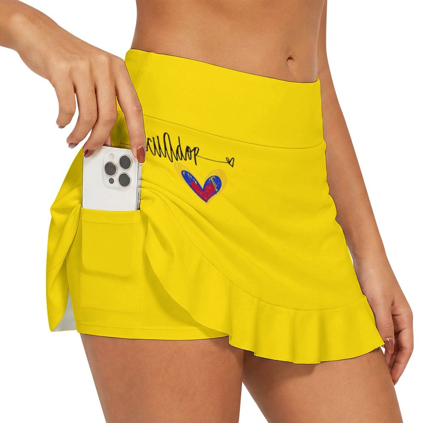 Ecuador Tennis Skort with Pockets